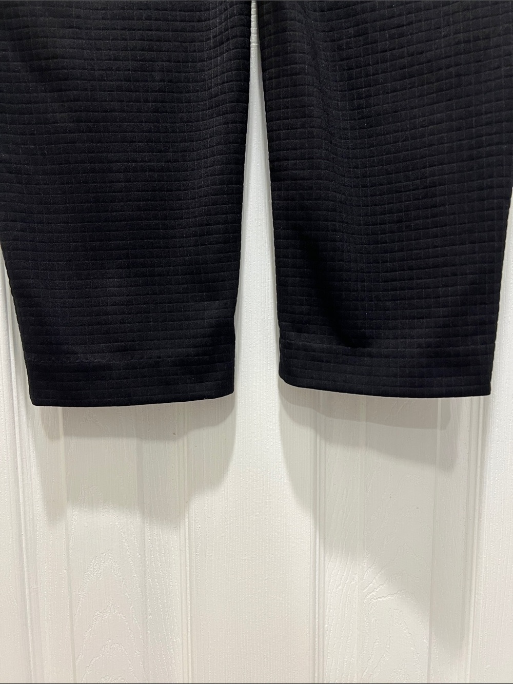 Liverpool Tyler Straight Leg Textured Knit Pull-On Trousers - Black Size 16/33 - Picture 7 of 11